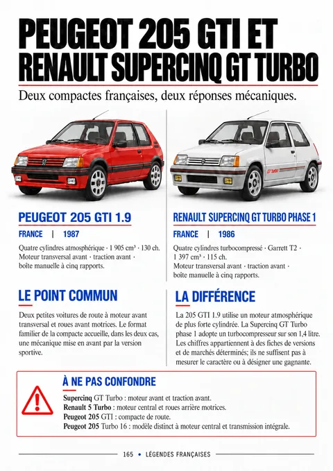 Icônes à comparer