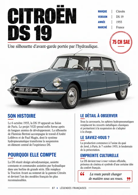 Citroën DS — Une autre idée du design