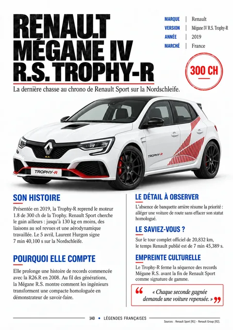 Mégane IV R.S. Trophy-R — L’histoire continue