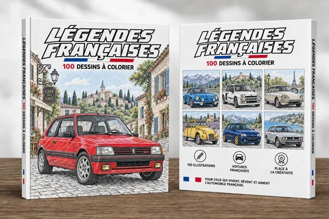 Légendes Françaises : livre de dessins à colorier